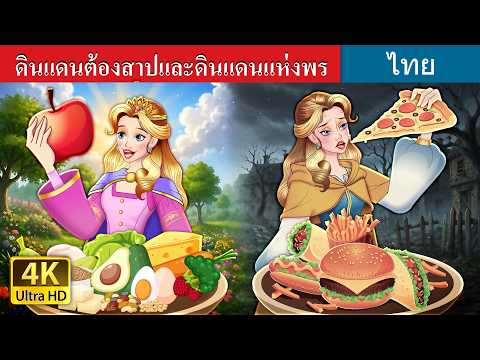 ดินแดนต้องสาปและดินแดนแห่งพร | The Cursed Land vs The Blessed Landin Thai | @ThaiFairyTales