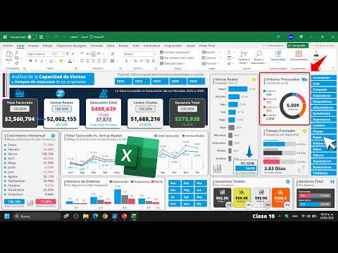 Cómo Crear Este DASHBOARD en Excel 100% Interactivo ✅ (10 de 11)