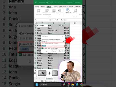 Nueva Forma de CREAR y NOMBRAR Tablas en Excel