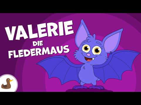 Valerie, die Fledermaus | Mutmachlied für Kinder | Halloweenlied | Sing Kinderlieder