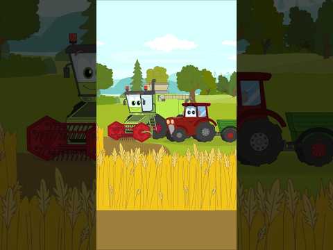 🌾 Unser Mähdrescher und Timmy Traktor arbeiten fleißig auf dem Feld | Sing Kinderlieder