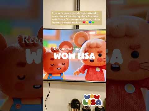 Wow Lisa | Serie preescolar de bajo estímulo | contenido para niños pequeños | animación infantil