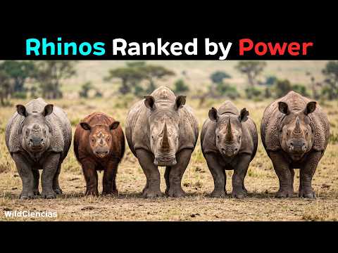 All 5 Rhino Species Ranked by How Powerful They Are