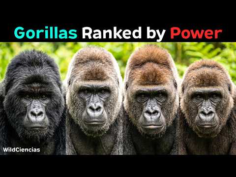 All 4 Gorillas Ranked by How Powerful They Are