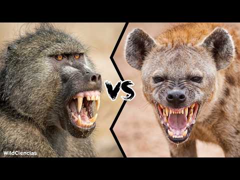 Baboon vs Hyena - Who Would Win?