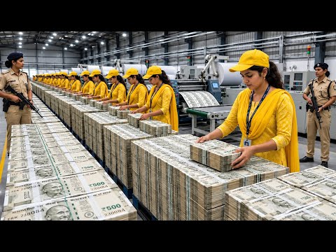 How India Prints Trillions in New ₹500 Notes: Inside the High-Security Money Factory!