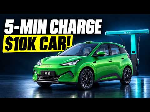 BYD’s New $10K Seagull Hatchback Charges at 1000kW - 10-70% in 5 Minutes