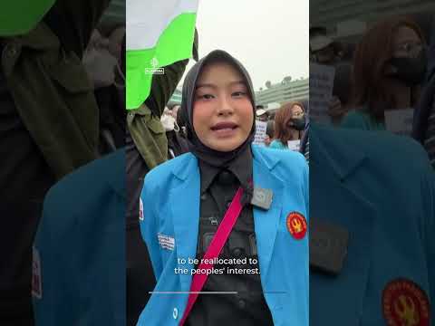 Indonesian students demand action on wildfires and rising costs