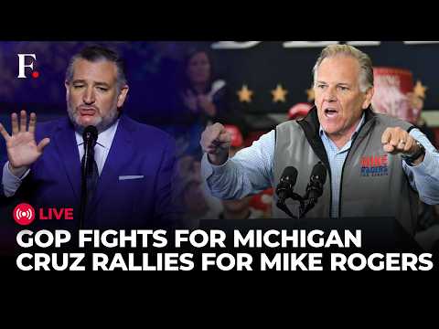 US MIDTERMS LIVE: Texas Senator Ted Cruz Joins Mike Rogers At Michigan GOP Rally Ahead Of Midterms