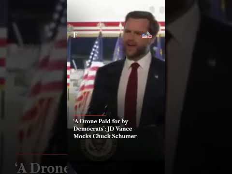 'A Drone Paid for by Democrats': JD Vance Mocks Chuck Schumer | N18G