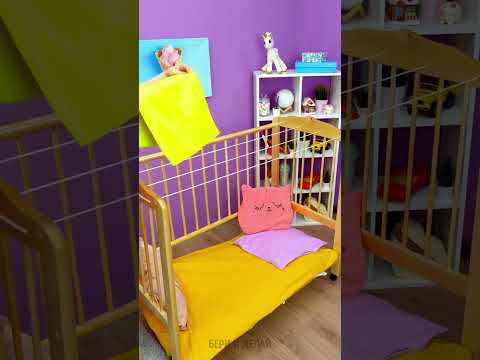 Reutiliza y transforma una cama de bebé vieja en algo completamente nuevo ✂️ #reciclaje