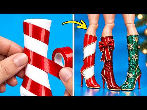 ПОДГОТОВЬТЕ КУКОЛ К ПРАЗДНИКАМ! ИДЕИ ДЛЯ ТВОРЧЕСТВА С БЛЁСТКАМИ!👢🪩✨