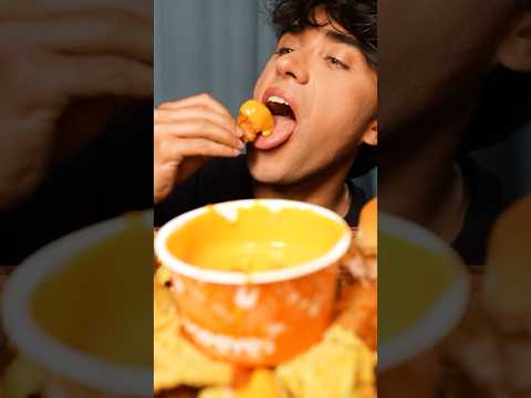 Chicken Cheese Pickle Fries Mukbang ASMR
