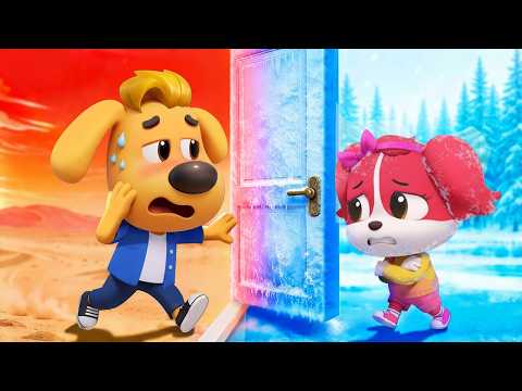 Panas VS Dingin🧊♨️ | Seri Baru Labrador | Kartun | Kepala Polisi Labrador | BabyBus Bahasa Indonesia
