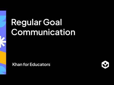 Regular Goal Communication