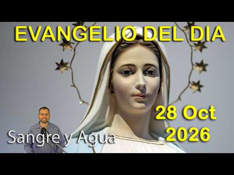 Evangelio Del Dia Hoy - Miercoles 28 Octubre 2026- Sangre y Agua