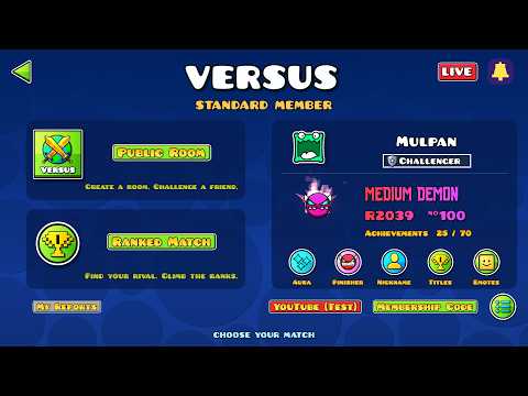 Versus mode | Geometry dash 2.2