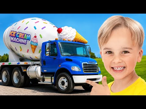 Kids learn how to make different Ice Cream with Vlad and Niki
