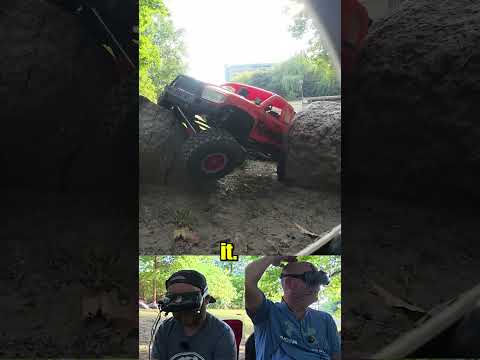 Looking right at a rock