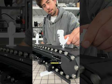 Smooth Conveyor Belt Build - Chrome Dino Game IRL