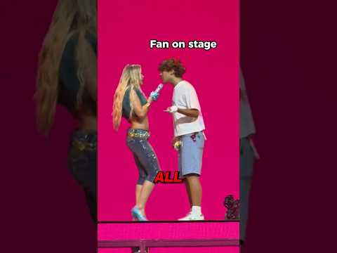 Zara Larsson brings fan on stage