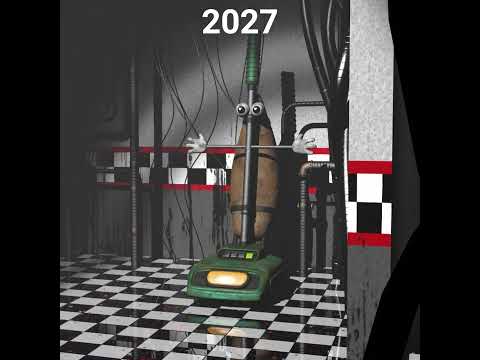 FNAF Mr Hugs over the years