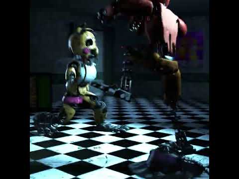 Withered Foxy vs TJOC Ignited Toy Chica (FNAF Animation)