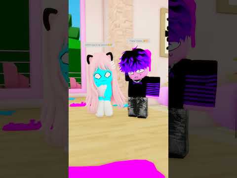 mom got mad at us for making a mess with spraypaint...😰😭#robloxshorts #roblox