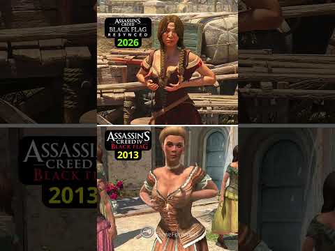 AC Black Flag Resynced VS Original - NPC Animations