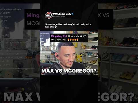 No way someone in Max Holloway’s chat asked this 😭