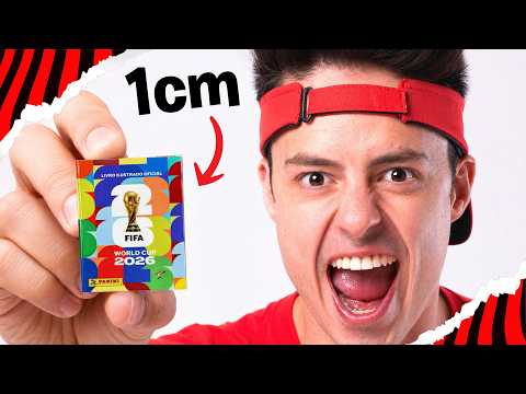 COMPLETEI UM MINI ÁLBUM DE FIGURINHAS DA COPA DO MUNDO!