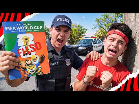 COMPLETANDO O ÁLBUM FALSO DA COPA!