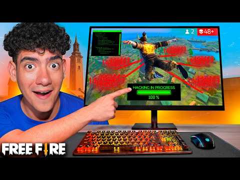 INSTALE HACKS EN MI PC PARA JUGAR FREE FIRE Y DAR TODO ROJO !! - TheDonato
