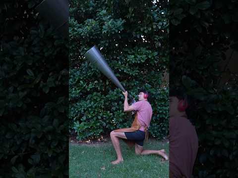 Handheld vortex cannon
