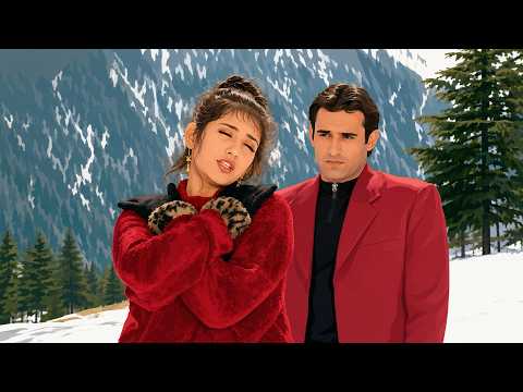 Aa Kahin Dur Chale Lyrical Song : Laawaris | Akshay Khanna, Manisha Koirala | 90s Romantic Song