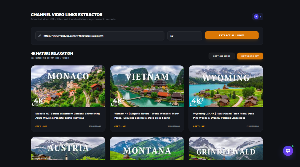 Data Extraction & Utilities